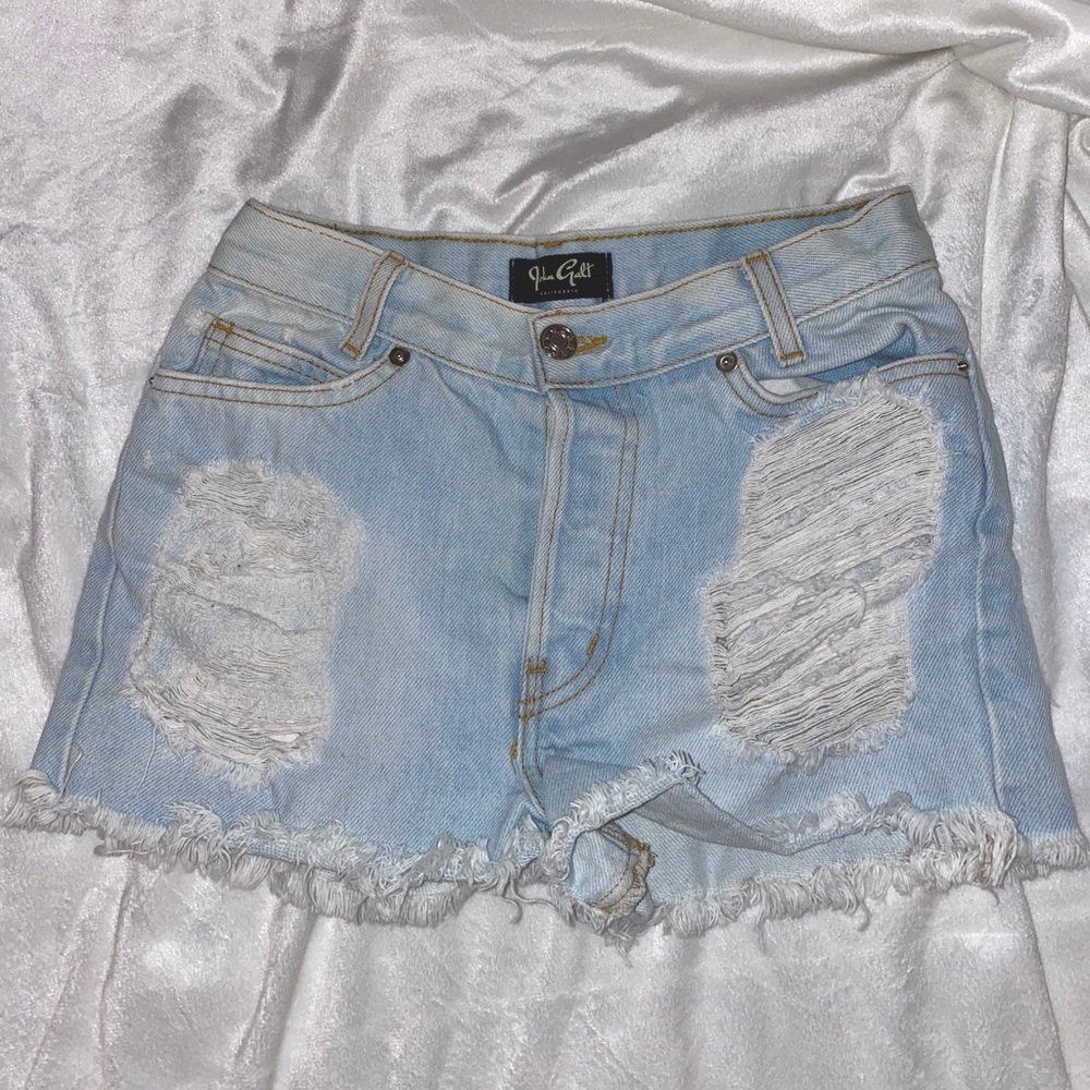 Brandy Melville/Jgault high waisted denim shorts